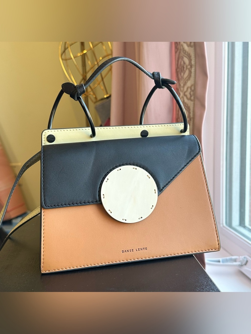 DANSE LENTE Phoebe Bis Leather Crossbody Bag